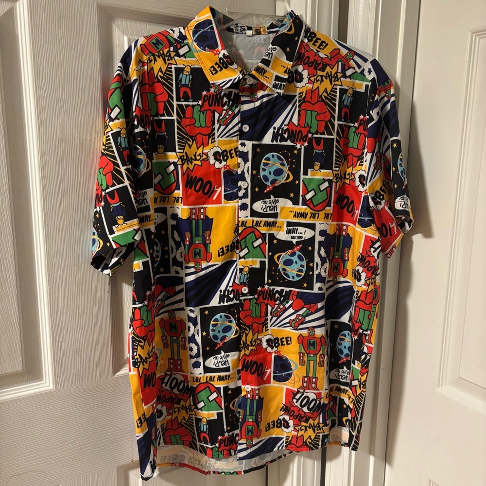 Colorful Graphic Men's Shirt